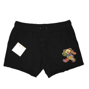 Lace-Up Sweatshorts W/ Grateful Dead Bear Patch